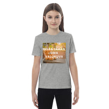 Lataa kuva Galleria-katseluun, Lasten t-paita omalla kuvalla, harmaa freeshipping - Paitaprint