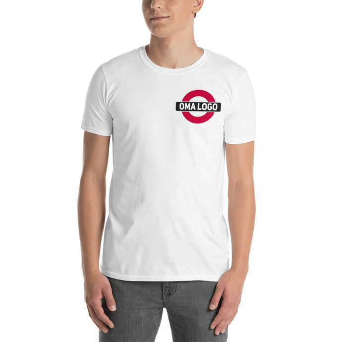 T-paita omalla logolla, valkoinen freeshipping - Paitaprint